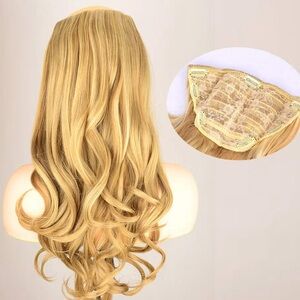 DIGUAN One Piece Clip in Hair Extensions Curly Long 24" (#Ginger Blonde) #959